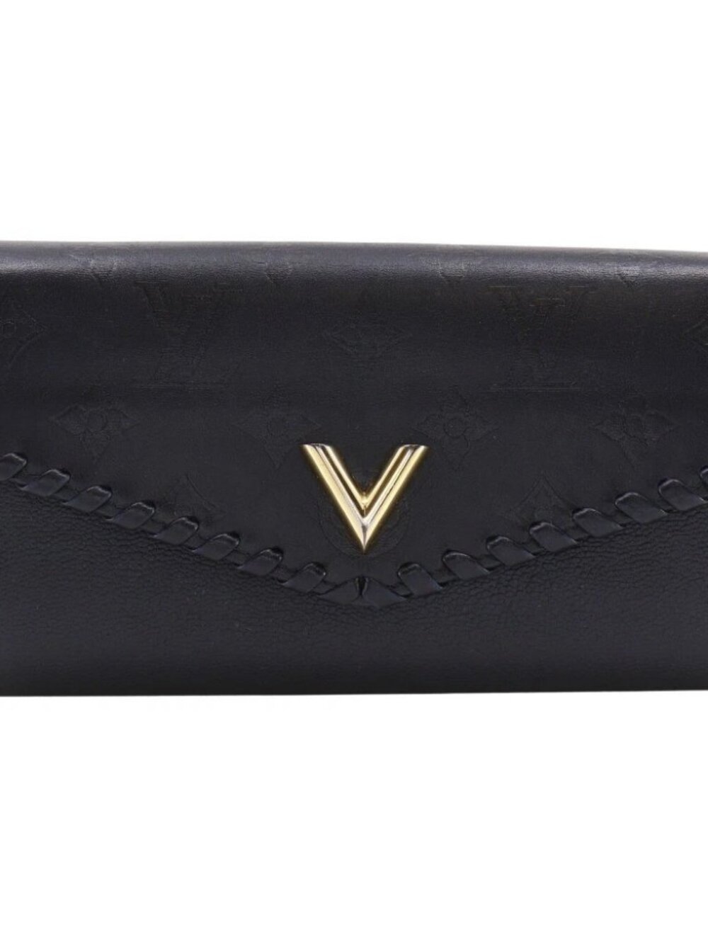 LOUIS VUITTON Portefeiulle Verry Purse M62059 Monogram Noir black leather